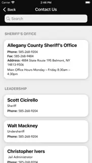 allegany county sheriff ny iphone screenshot 2
