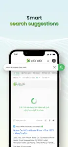 Cốc Cốc: Web Browser & Adblock screenshot #4 for iPhone