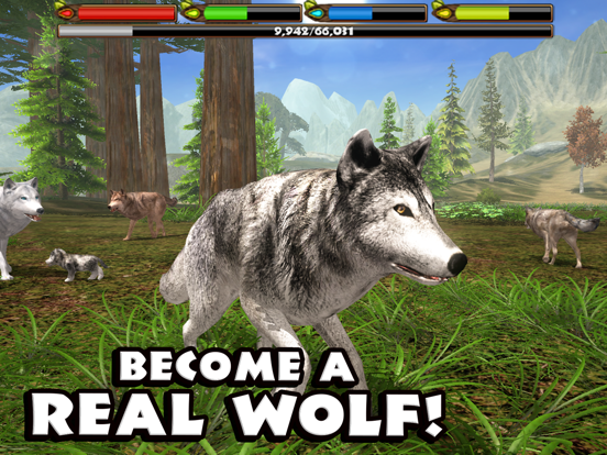 Ultimate Wolf Simulator iPad app afbeelding 1