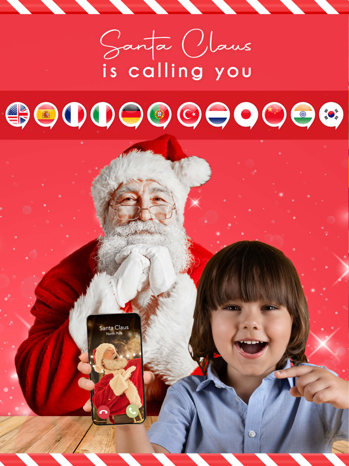 Call santa – fake message