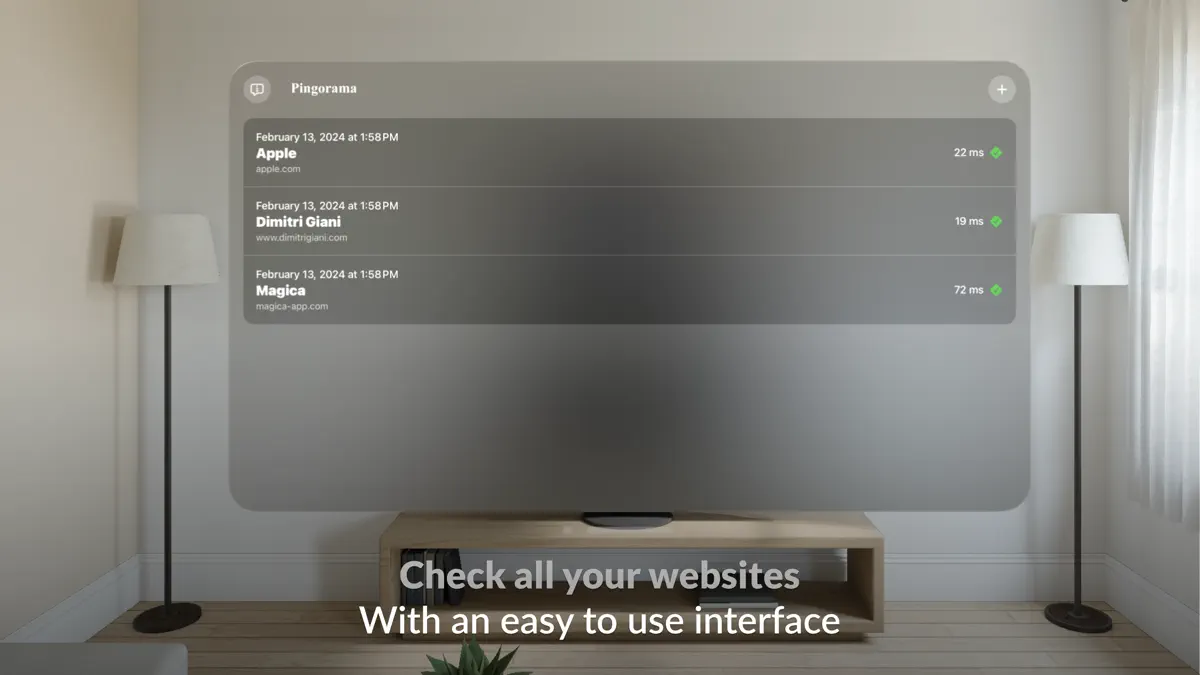 Ping website tool screenshot 2