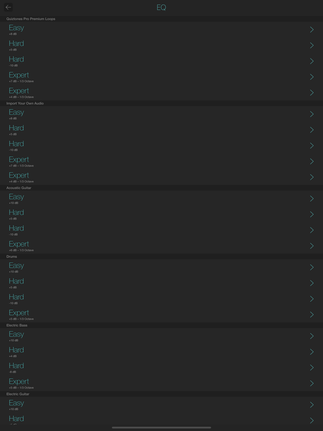 ‎Quiztones: EQ Ear Training Screenshot