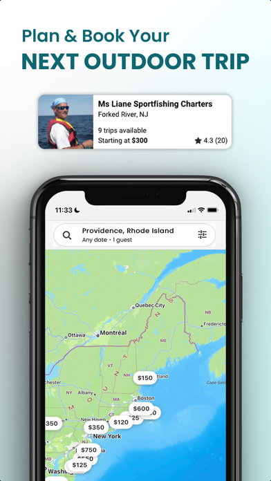 Guidesly Trips Screenshot