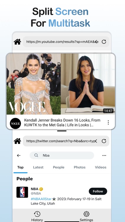 Split Screen Multitasking