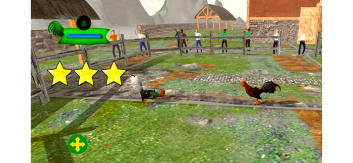 Rooster Battle-Chicken Fight