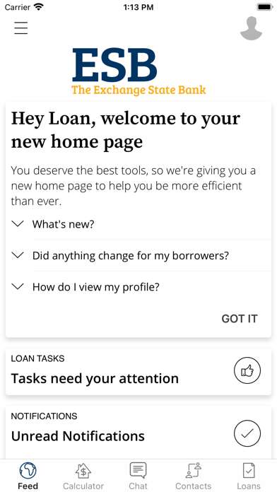Exchange State Bank-Mortgage Screenshot