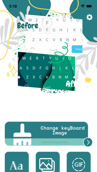 Greenkey -Fonts theme keyboard Screenshot