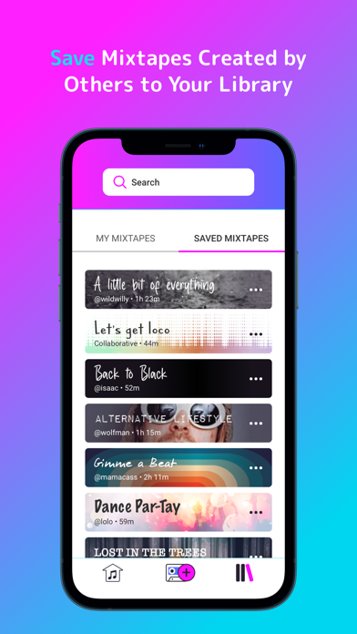Mixtape Social Music Screenshot