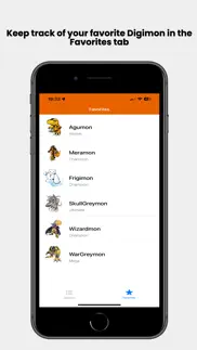 digimon: character finder iphone screenshot 3