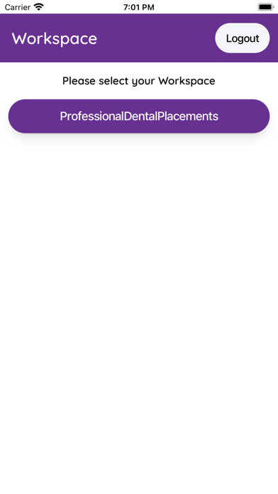 Professional Dental Placements Screenshot