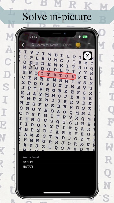 Word Search Scanner and Solverのおすすめ画像3