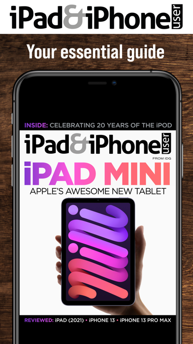 iPad & iPhone User magazine. Screenshot