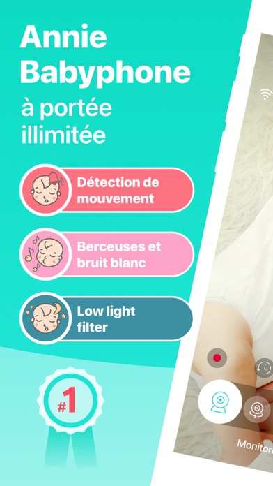 Screenshot #1 pour Babyphone Annie: Baby Monitor