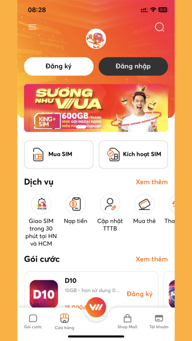 Vietnamobile Screenshot