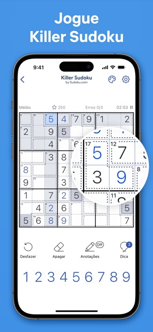 Killer Sudoku - jogo de lógica na App Store