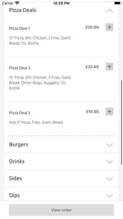 Kings Kebab Pizza & Chicken, Screenshot