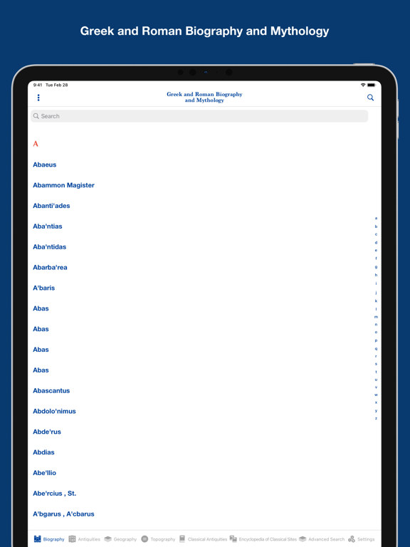 Screenshot #4 pour Greek and Roman Dictionaries