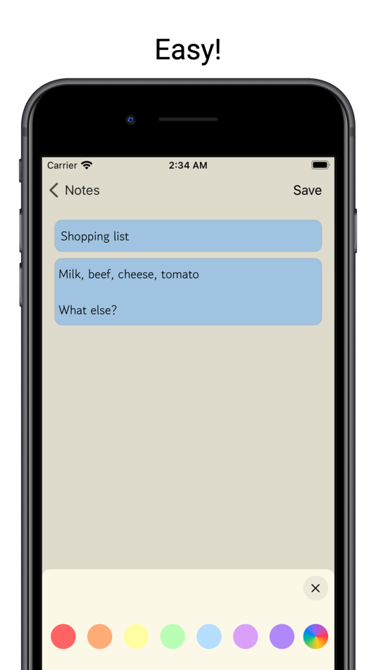 #2. Note - simple and easy (iOS) 게시자: Sungi Min