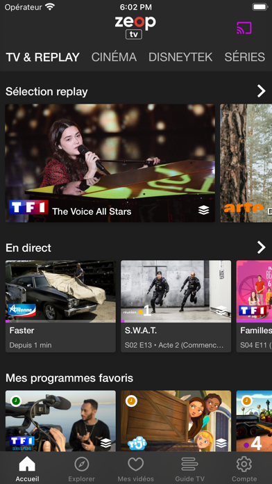 Screenshot #1 pour zeopTV