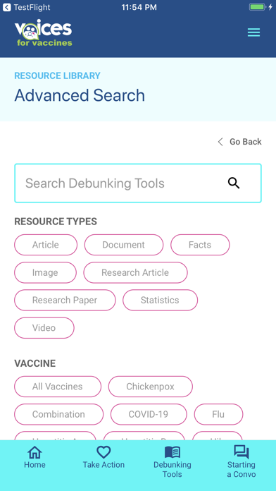 Voices For Vaccines Screenshot
