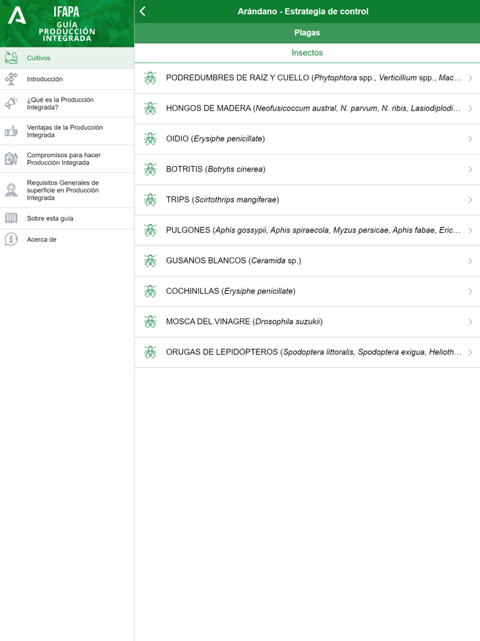 IFAPA Producción Integrada