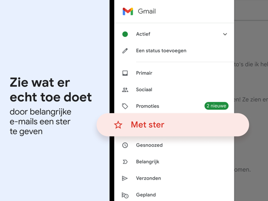 Gmail - E-mail van Google iPad app afbeelding 6