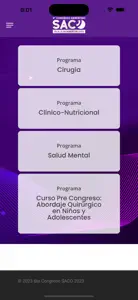 Congreso SACO 2023 screenshot #1 for iPhone