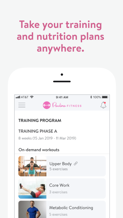 Paulina Fitness Screenshot