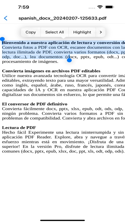 PDF Converter , PDF Reader screenshot-3