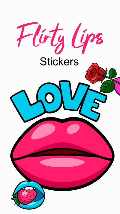 Flirty Lips Sticker Screenshot