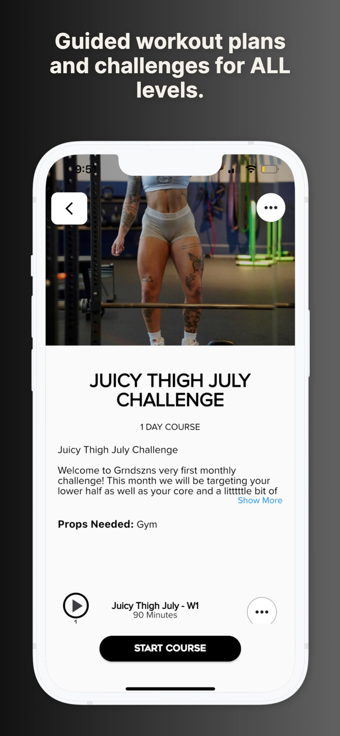 Grnd Szn Fitness App