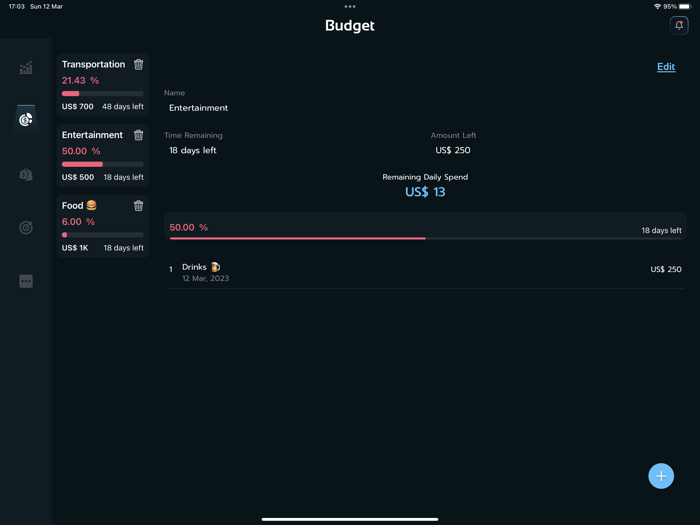 Money Tracker Budget Planner