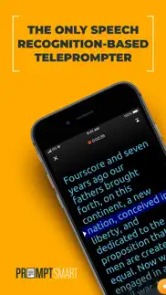 promptsmart pro - teleprompter iphone screenshot 1