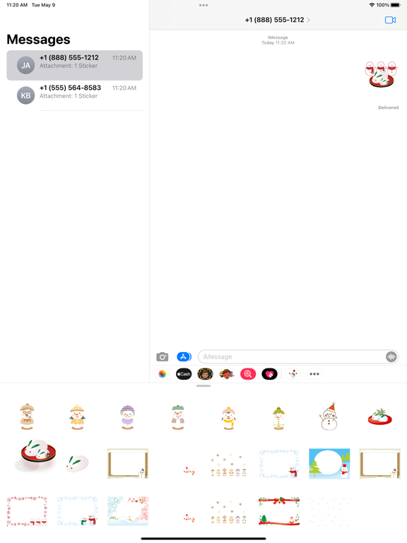 Screenshot #4 pour Autocollant bonhomme de neige