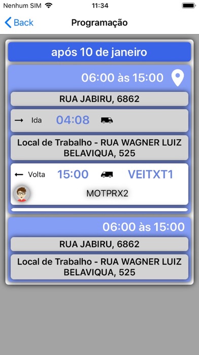 Meu Transporte Screenshot