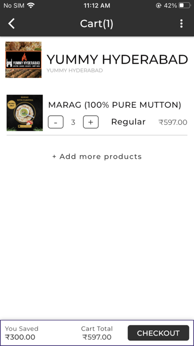 YUMMY HYDERABAD Screenshot