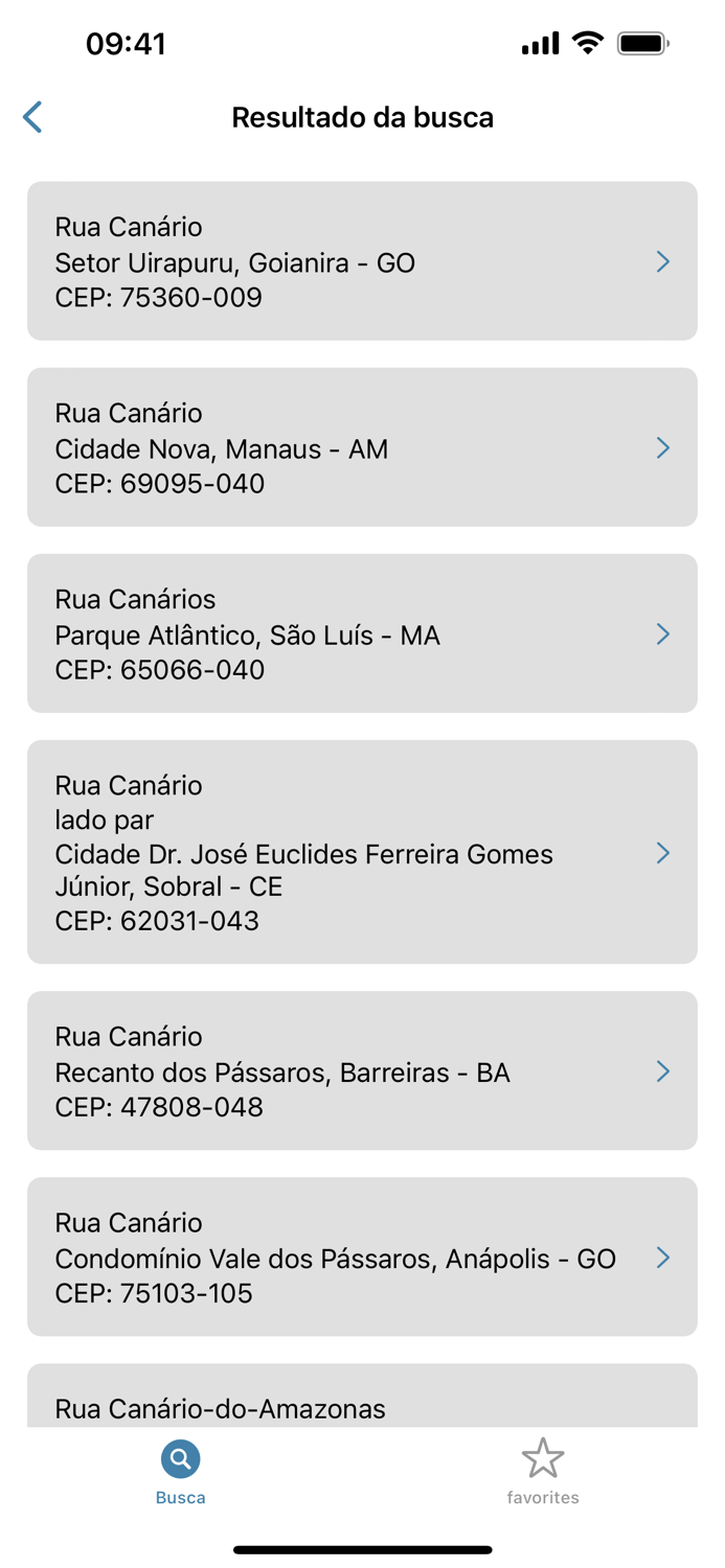 Endereço Certo Busque por CEP