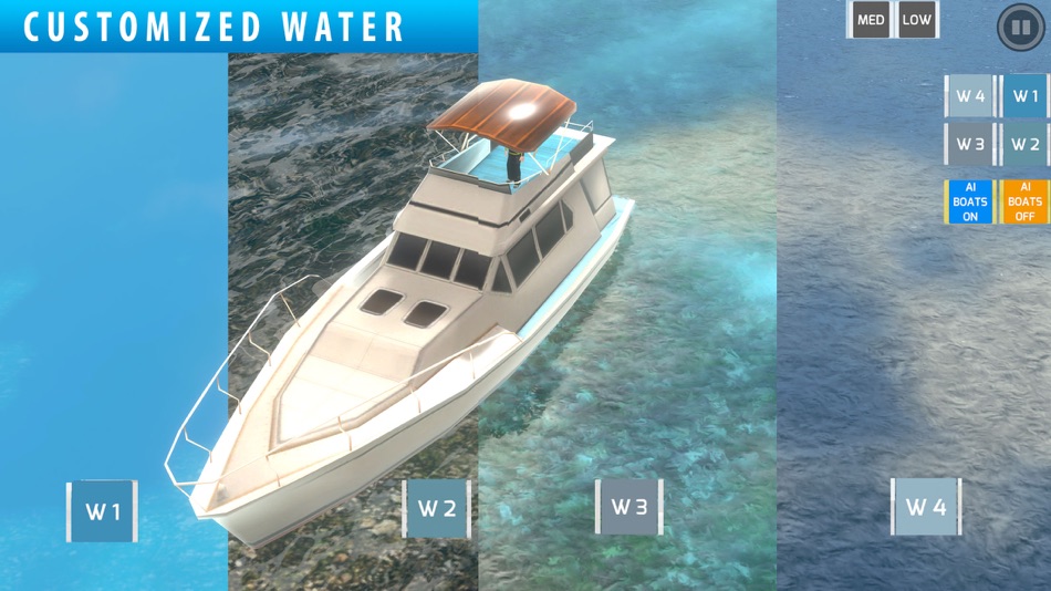 #3. Jet Boat Sim Cruise Ship Swift (iOS) 由: Khurram Adeel