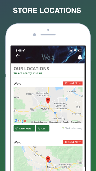 Wed Dispensary Screenshot