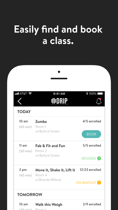 Drip Athletic Club Screenshot