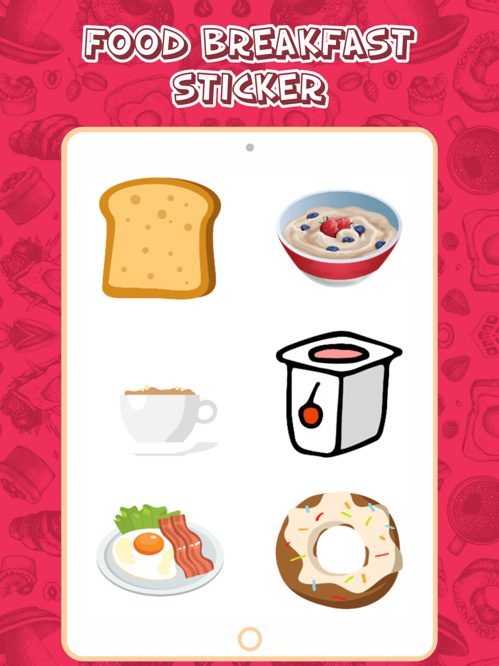 Food and Breakfast Stickers