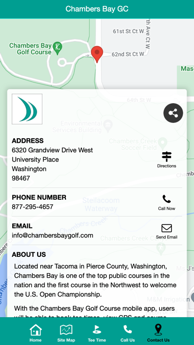 Chambers Bay Golf Course Screenshot