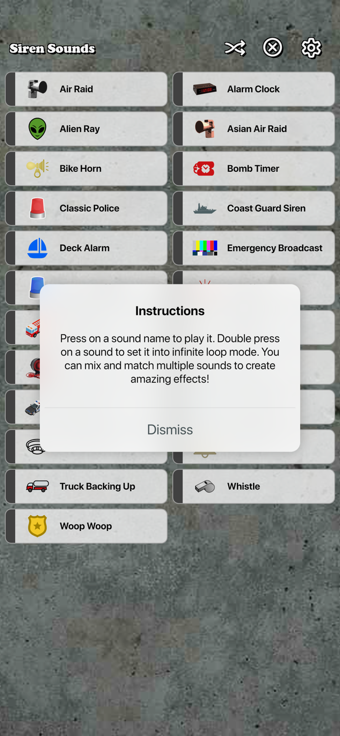 Siren Sounds Soundboard