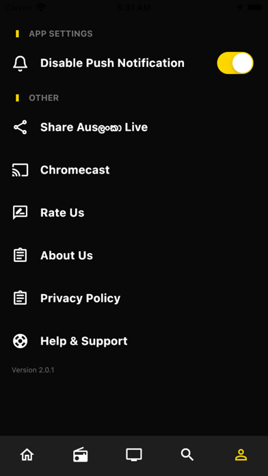 AusLanka Live Screenshot