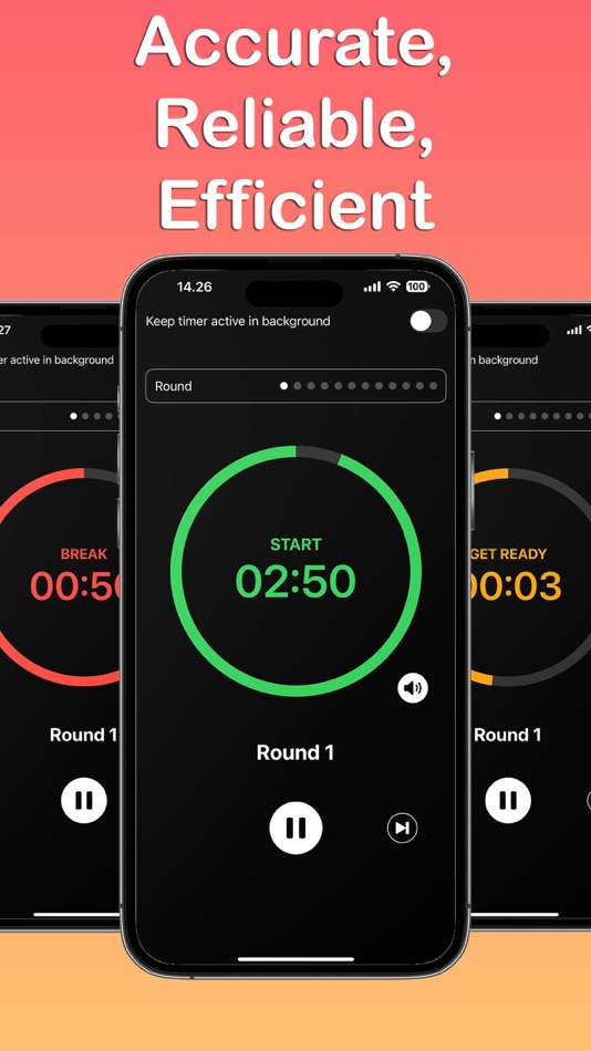 #1. Boxing Timer - Round App (iOS) 由: Andy Sutanto