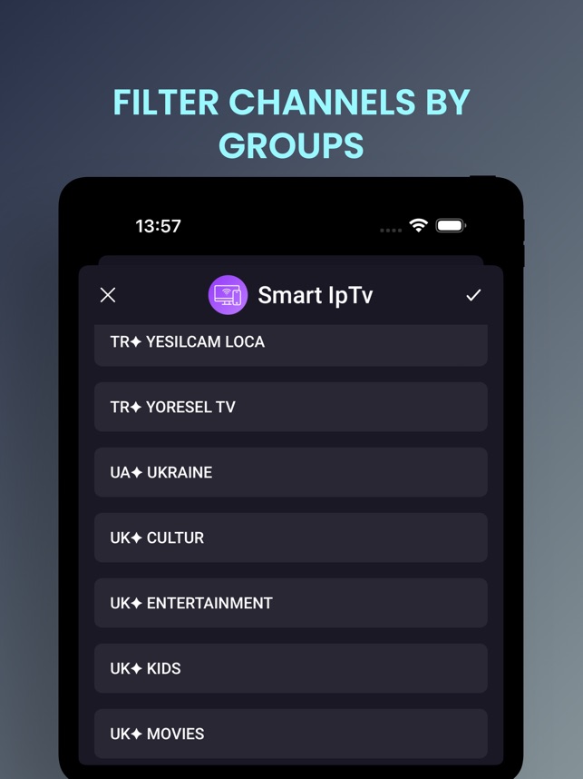 Smart sales iptv app