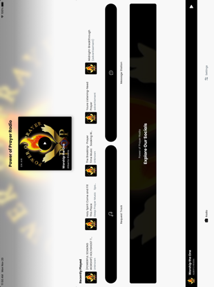 Power of Prayer iPad screenshot 1 - Music app