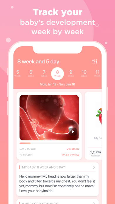 Pregnancy Tracker - BabyInsideのおすすめ画像1