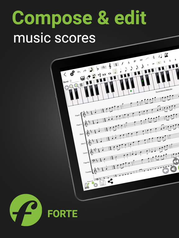 Screenshot #4 pour FORTE Score Creator & Composer