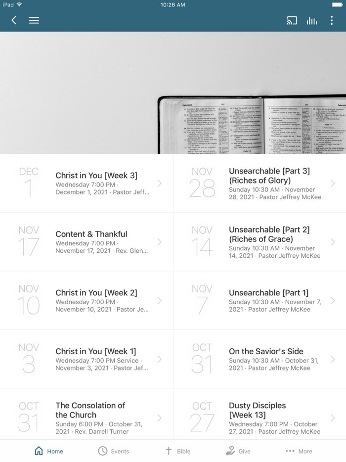 Victory Assembly App
